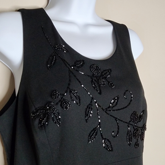 Sue Wong Black Beaded Dress Large - Picture 4 of 4